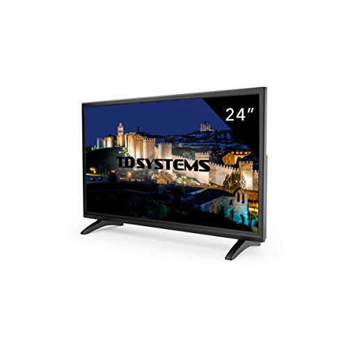 Televisor Led 24 Pulgadas Full HD, TD Systems K24DLM7F. Resolución 1920 x 1080, HDMI, VGA, USB Reproductor y Grabador.