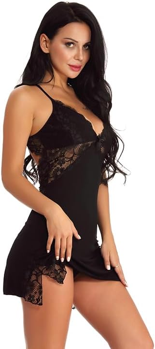 dream love Women Lingerie Lace Chemise Sleepwear Babydoll Teddy Lingerie S-XXL - Image 6