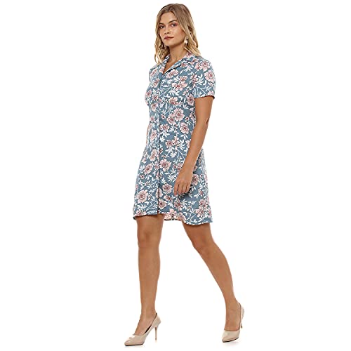 Image of Campus Sutra Women's Cotton Fit and Flare Above The Knee Casual Dress