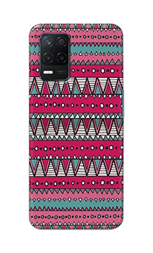 Image of Printed Hard Back Cover Case for Realme 8 5G | Realme 8S 5G Back Cover (Geometric Vintage Pattern) -1803
