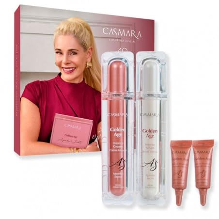 CASMARA Pack Golden Age, Rutina Completa de Cuidado Antiedad, Piel Firme y Rejuvenecida Este pack contiene: Intense Serum Intense Cream