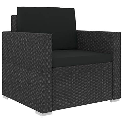 Gecheer 11-TLG. Garten Lounge Set mit Auflagen,Gartenmöbel Set, Loungemöbel Garten Rattan, Lounge Gartenmöbel Set… – Bild 4