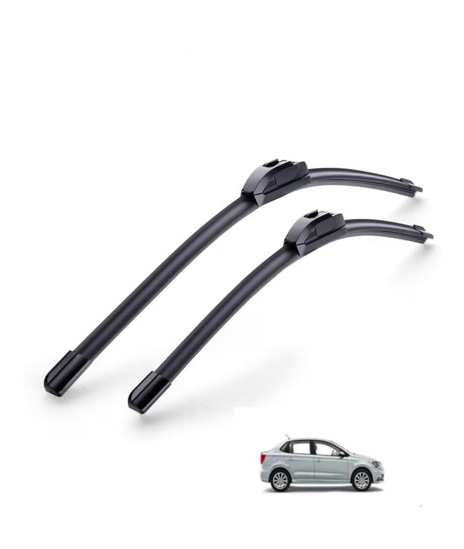 Image of AWB Frameless /Soft 24 inch16 inchAll-Season Replacement Wiper Blades Compatible with Volkswagen Ameo(Pack of 2)