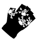 Fäustlinge für Sie und Ihn mit Totenkopf Aufdruck