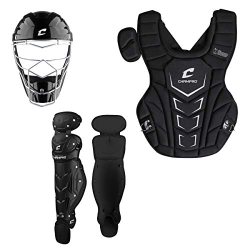 Champro Optimus Mvp Plus Catcher’s Box Set Kit With Nocsae Standard Certified Headgear And Chest Protector #TOP9