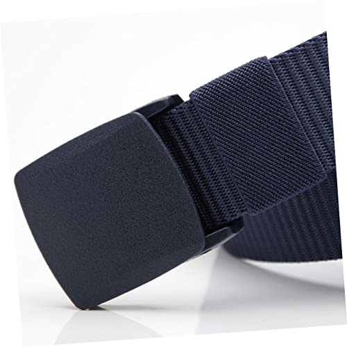 BESPORTBLE 2pcs Lightweight Canvas Waist Belts Men Outdoor Casual Belts Plastic Buckle Adjustment3