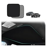 BestEvMod Foldable Sunshade Roof Compatible with Chevy Silverado EV RST/GMC Sierra EV Denali 2026 2025 2024 Heat Insulation Reflective Glass Roof Sun Shade Cover Blocks Glare UV Ray Sun Protection