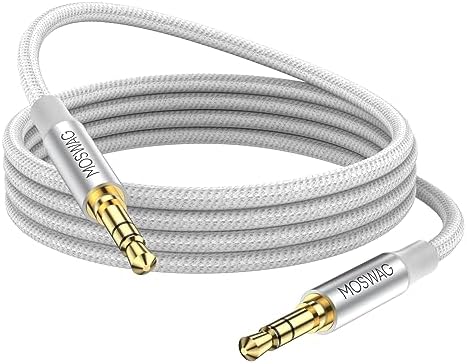 MOSWAG USB C To 3.5 Mm Audio Aux Cable, Type C To Dual 3.5 Mm Headphones Stereo Cable, Audio Y Cable Jack 3.5 Mm Compatible With Headphones, Car, Home Stereo Speaker