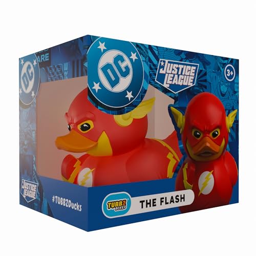 TUBBZ Edizione Scatola: DC Comics – The Flash Anatra Cosplay da Collezione in Vinile – Prodotto Ufficiale per i Fan di DC Comics