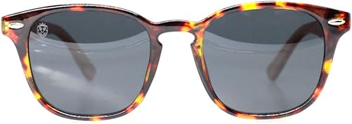 Miniatura 2 de Gafas de sol modernas Turtle con brazos de madera ligeros y cómodos, Mônica MafiawooD, Marrón y tortuga