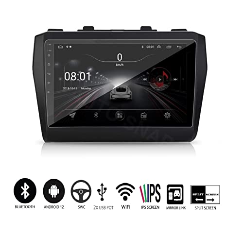 Image of AUTO SNAP 9 Inches 22cm Touch Screen Android 14 Gorilla Glass IPS Display Car Stereo with 2GB RAM /16 GB ROM GPS /Wi-Fi /Navigation /Steering Wheel Controls Mirror Link Compatible for Swift 2018-2020