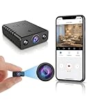 Zigo Mini Spy Camera, 1080P HD WiFi Hidden Nanny Cam with Night Vision, Motion Detection, Smallest Indoor Security Camera, Real Time App Alerts for Home, Office, Pet Surveillance
