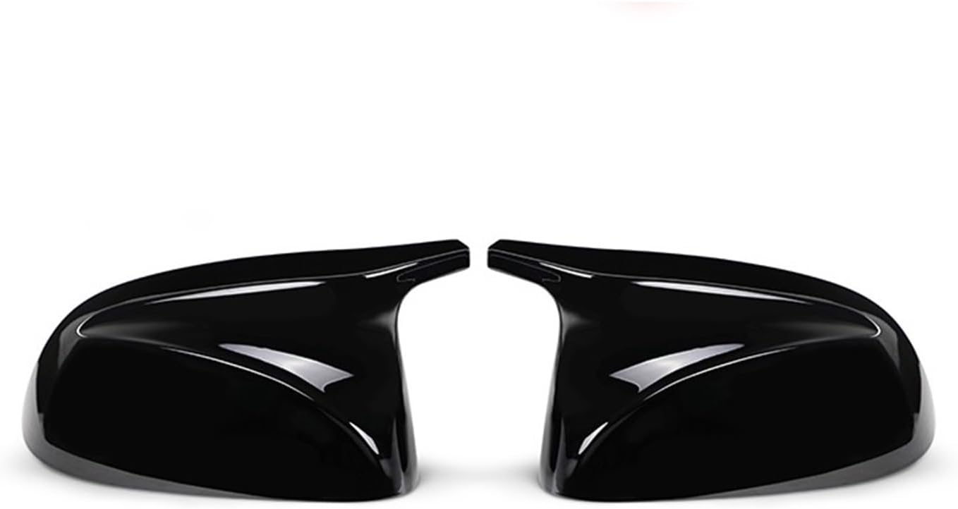 Fit for BMW X3 G01 X4 G02 X5 G05 X6 G06 X7 G07 2018-2020 M Black Rearview Mirror Cover X3M Look Rearview Mirror Cover Rearview Mirror Cover (Color : Black-Right, Size : 1)
