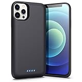 Battery Case for iPhone 12 & iPhone 12 Pro, [6800mAh] Portable Protective Charging Case Rechargeable Slim Charger Case Extended Battery Pack for Apple iPhone 12/12 Pro (6.1inch) 