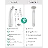 NEWDERMO 2-in-1 Microdermabrasion Machine for Facial, Diamond Microdermabrasion Device USB Rechargeable (White) with Extra Microdermabrasion Filters 120 Pcs