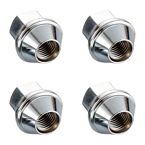 Image of 4pcs Alloy Wheel Nuts, M12 X 1.5 Taper 19mm Hex,Compatible with Ford Alloy Wheels, M12 Locking Wheel Nuts for Nissan Models Ford Fiesta Focus Fusion Tiida Q60/G Q70/M Series and More