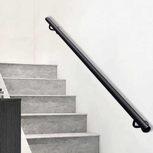 Rambarde d'escalier extérieure contre les sols glissants avec kit de soutien mural de 3,5m