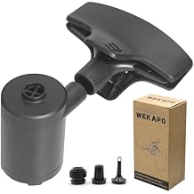 WEKAPO Portable Electric Air Pump & Nozzle Set for Air Loungers - Quick & Easy Inflation, Compatible with Air Loungers, Pool Floats, Mattresses, and Outdoor Gear