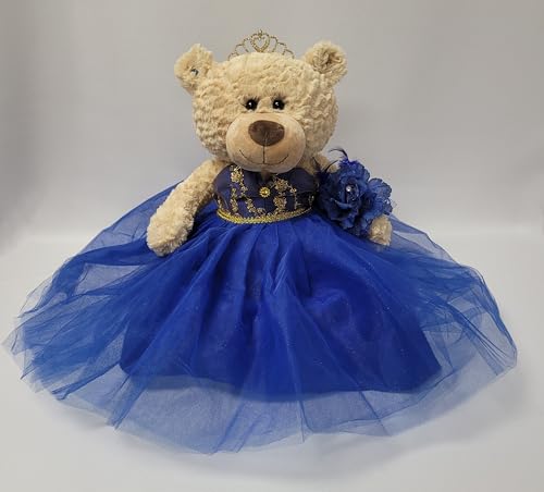Large 20 Inch Quinceañera Teddy Bear Centerpiece