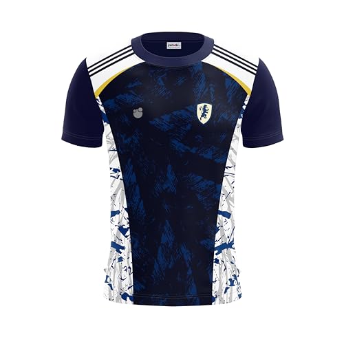 Image of Inkholic Mens Round Neck Half Sleeves Football Jersey and Shorts Set,