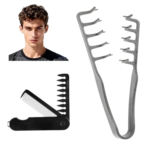 Peine Texturizador para Hombre 2 Pzas miniatura 1