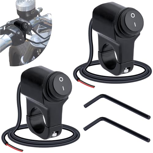 Image of Motorcycle Handlebar Switch 12V, Waterproof Motorcycle Light Toggle Switch