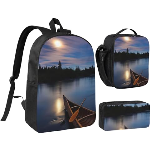 Sac à dos Allagash River avec boîte déjeuner et trousse noire