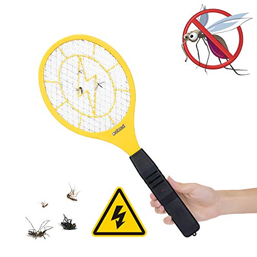 3000 Volt Electric Fly Swatter Mini Bug Zapper Outdoor | Fly Killer Indoor Electric Safe to use on Bugs Inside or Outside | Made from Durable ABS Material - Thumbnail 2