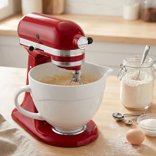 Ceramic Mixer Bowl for KitchenAid Tilt-Head Stand Mixers 4.5-5 Quart by GuanQiao - Image 7