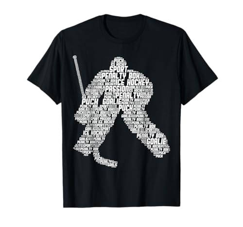 Ice Hockey Goalie Hockey Youth Men Kids Boys T-Shirt