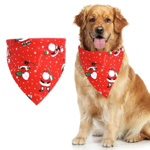JTKREW Sciarpe Natalizie per Cani - Set di 2 Pezzi...