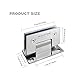 2 Pcs Frameless Glass Shower Door Hinges, 90 Degree Glass to Wall Door HingesHeavy Duty, 304 Stainless Steel Glass Shower Door Hinges Mirror Polishing for 8-12mm