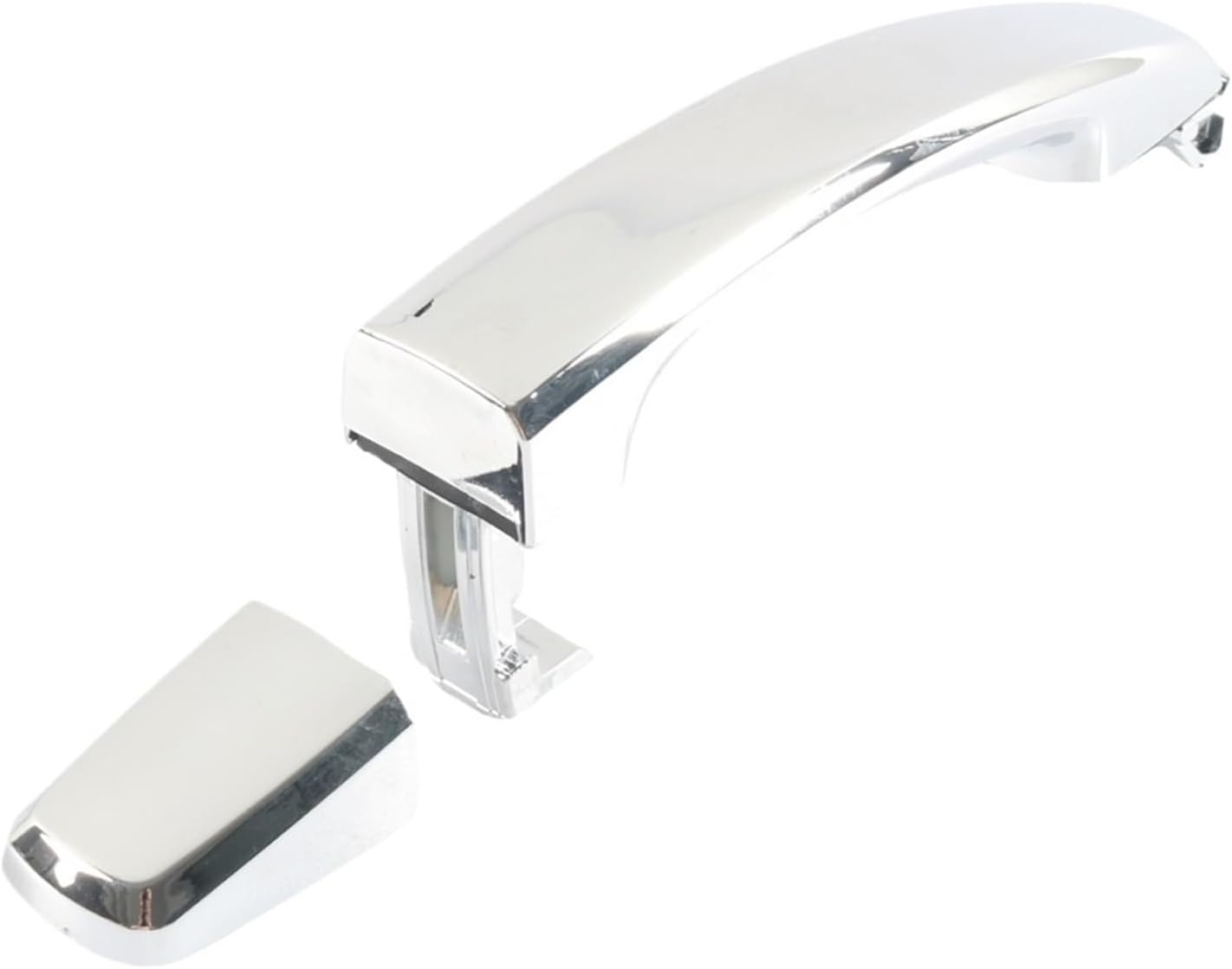 Grab Handles Fit for Chevy Captiva Sport Aveo Door Outer Handle Cover Front Left/Right/Rear Chrome Black ABS Fit for Saturn Vue Universal(Black Without Holes)