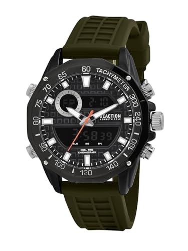 Image of Kenneth Cole Reaction Digi-Analog Black Dial Watch for Men - KRWGP0070601