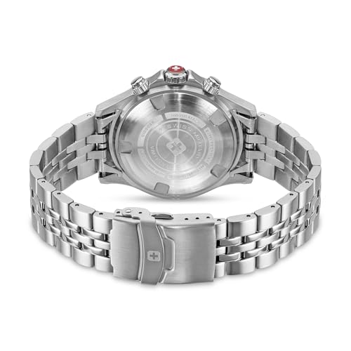 Image of Swiss Military Hanowa SMWGI0003402 - Swiss Made Round Black Chronograph - Watch for Men