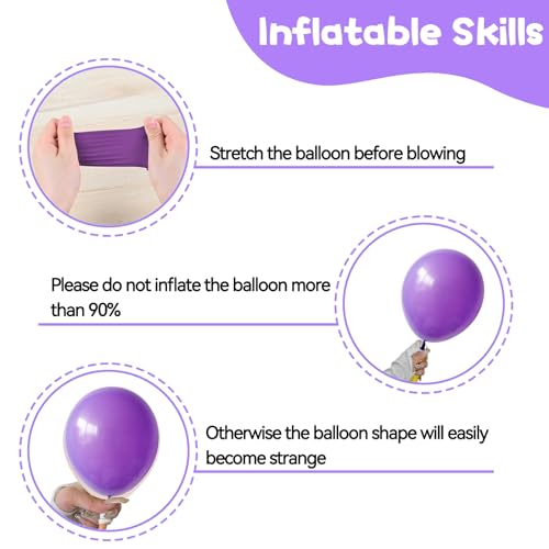 Image of Pink Blue Purple Balloons, Pack of 50 12 inch Balloon with Metallic Silver Purple Teal Green Balloons for Magic Theme Birthday Baby Shower Party Decorations Supplies