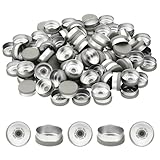 PATIKIL 20mm Flip Off Caps 100 Stück Flip Off Caps Flip Off Verschlüsse Flip Off Flaschenverschlüsse Plastik Aluminium Verschlüsse Für Glasflaschen Grau
