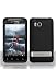 HTC ThunderBolt Rubberized Shield Hard Case - Black
