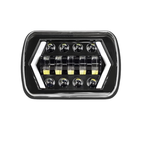 Phares LED 7X6 avant pour voitures phares carrés 5X7 d'origine