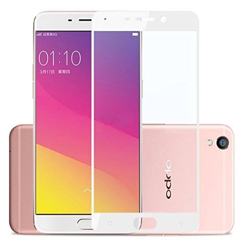 Image of Screen Protector for Oppo F3 Plus -(White) Tempered Glass Edge-to-Edge 6D Screen Protector With Installation Kit