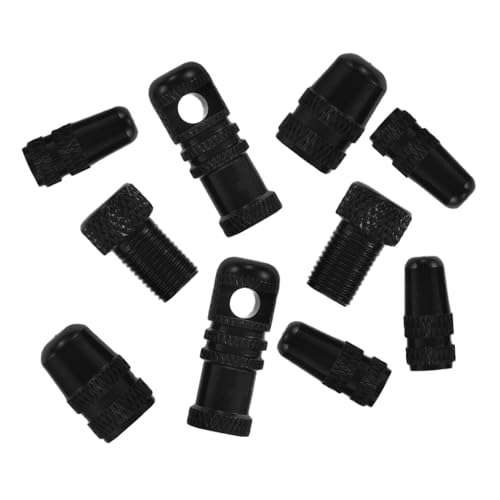 Tapas de Válvula para Bicicleta Adaptadores de Aleación de Aluminio para Conversión de Válvula, 10 Piezas para Protección de Neumáticos y Ruedas