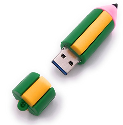 Clé USB Crayon 128 Go Cadeau Original pour Enseignant et Élève