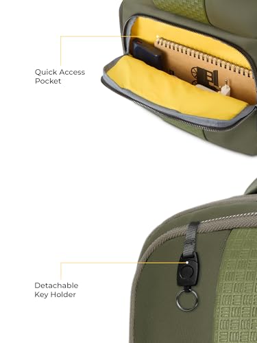 Image of EUME Premium 15.6 in Laptop bags for Men & Women Office Use | Stylish Backpack Bag | Spacious Backpack for Travelling | 28L Polaris