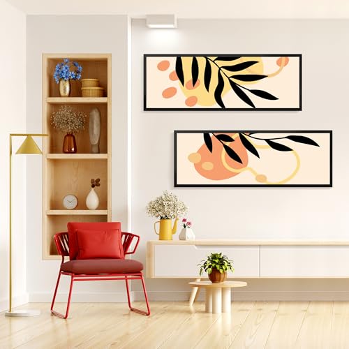 LaVie Home 13.5x40 Picture Frame for Wall Display, 13.5x40 Black Picture Frame with HD Plexiglas, 13.5 x 40 Panoramic Frame 1 Pack, Display Frame for Vertical or Horizontal, Classic Collection