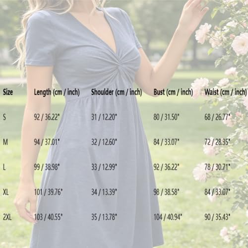 Robe d'été décontractée à manches courtes pour silhouette petite - 4