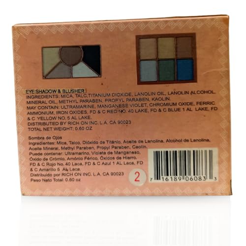 Image of Cameleon Makeup Kit for Women - All-in-One Multi-Palette Set with Eyeshadows, Blush, Compact, Lip Colors - Ideal for All Skin Tones (BR2)