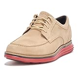 Rembourrage en gel Cole Haan Grand Meridian Tablier Richelieu pour homme, Daim beige bouleau, 44 EU