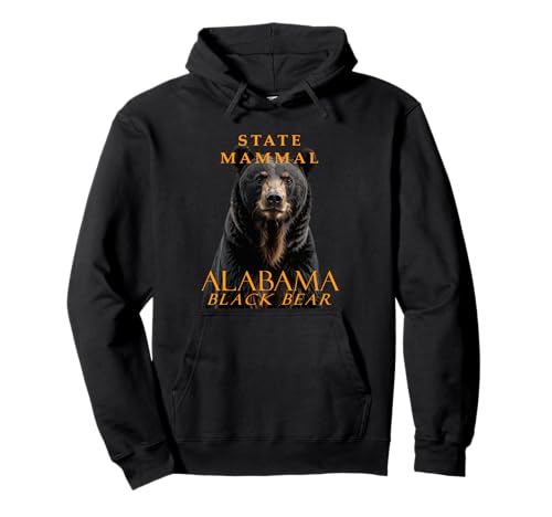 Alabama Territory Mamífero El Oso Negro Sudadera con Capucha