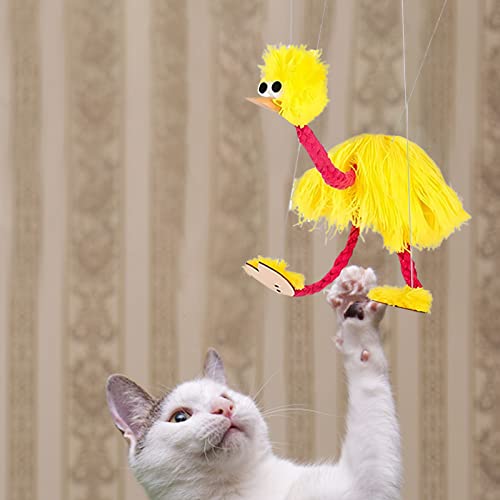 Ostrich-Marionette Animal Hand Puppets For Kids Bird String Puppet Parent Child Interactive Educational Toys Halloween Treats To Send #TOP6