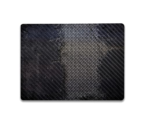 Image of MightySkins Carbon Fiber Skin Compatible with Microsoft Surface Laptop Go 3 (2023) Full Wrap Kit - Ripped | Protective, Durable Textured Carbon Fiber Finish | Made in The USA